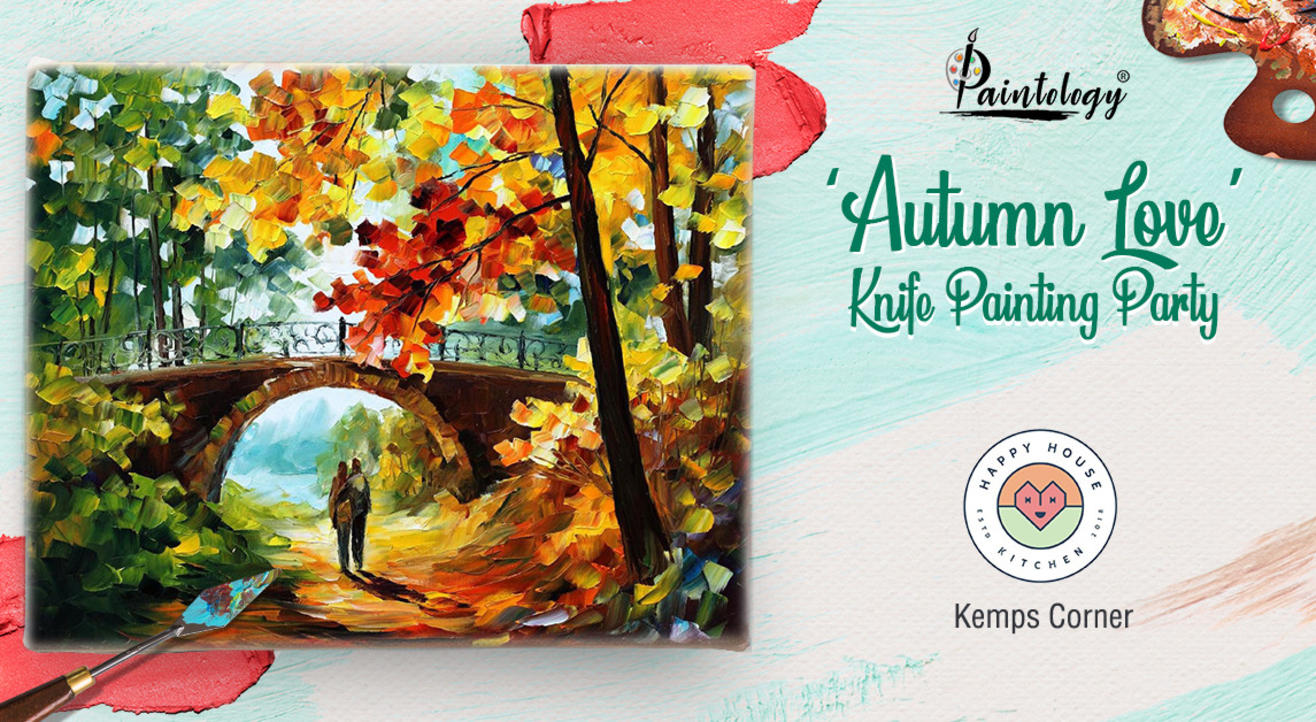  Knife Painting workshop ‘Autumn Love’  