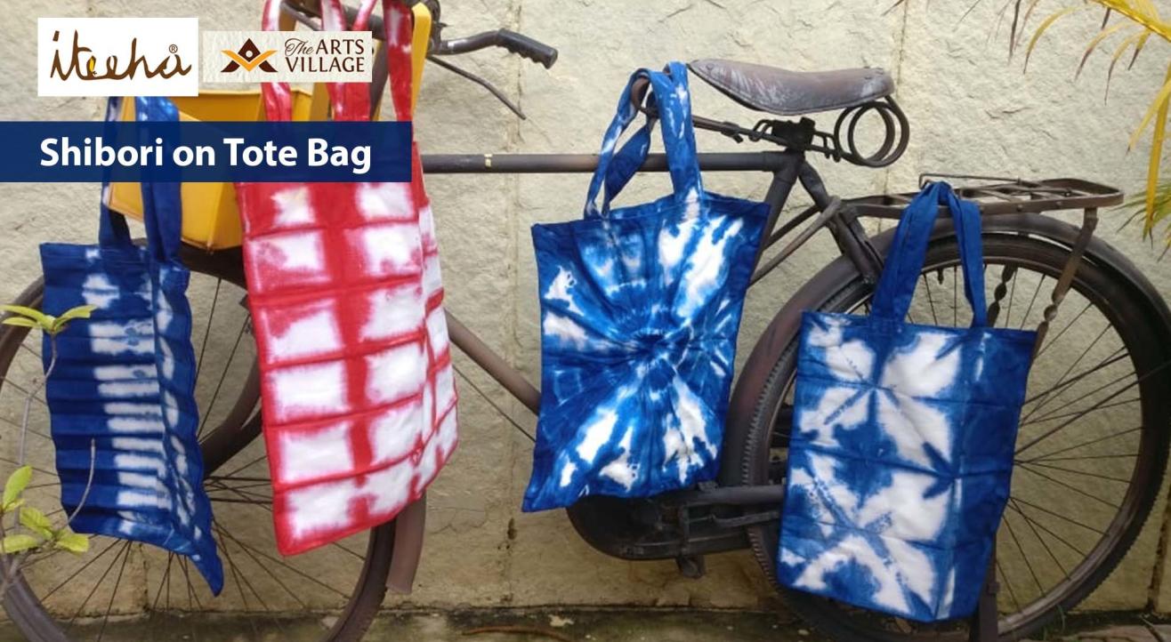 Shibori on Tote Bag