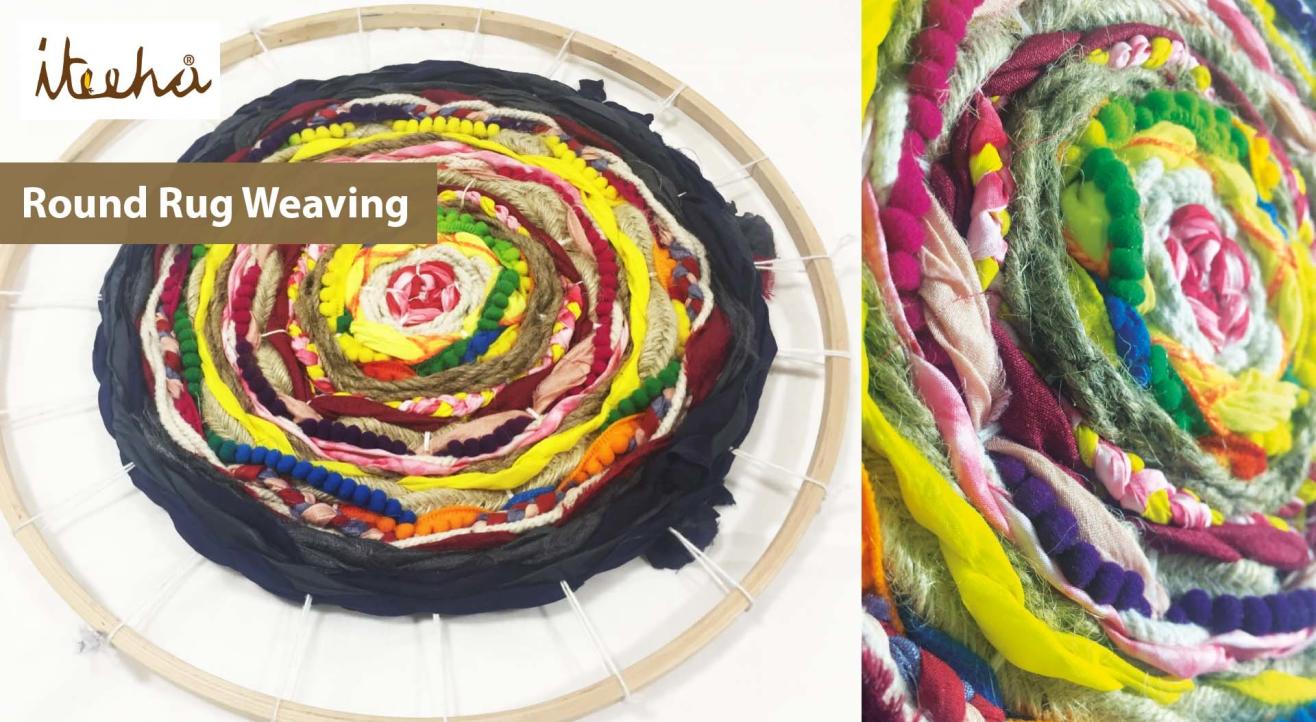 Round Rug Weaving