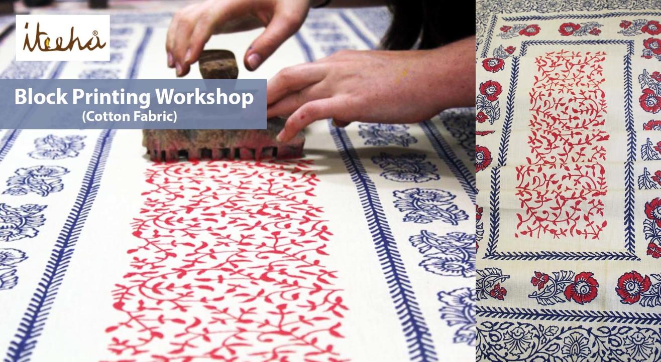 Block Printing Workshop (Cotton Fabric)