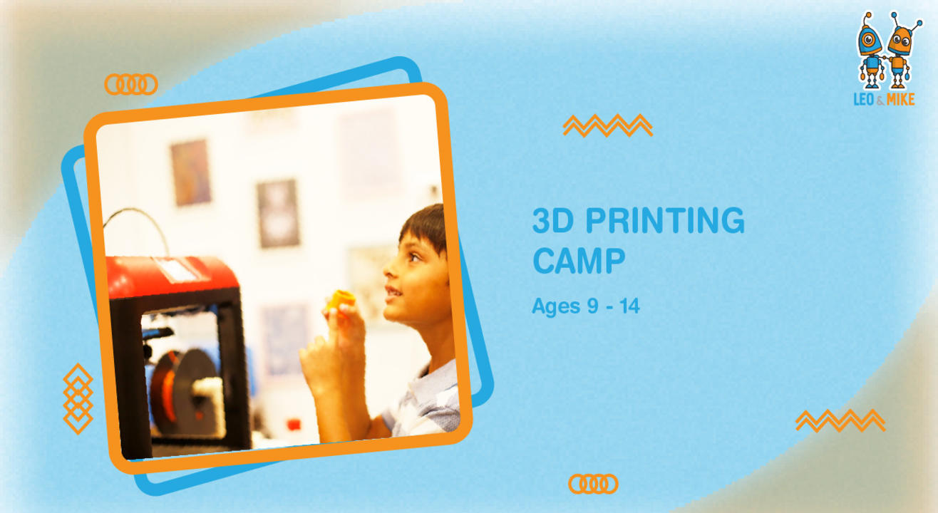 3D Printing Intensive Camp for Ages 9-14!