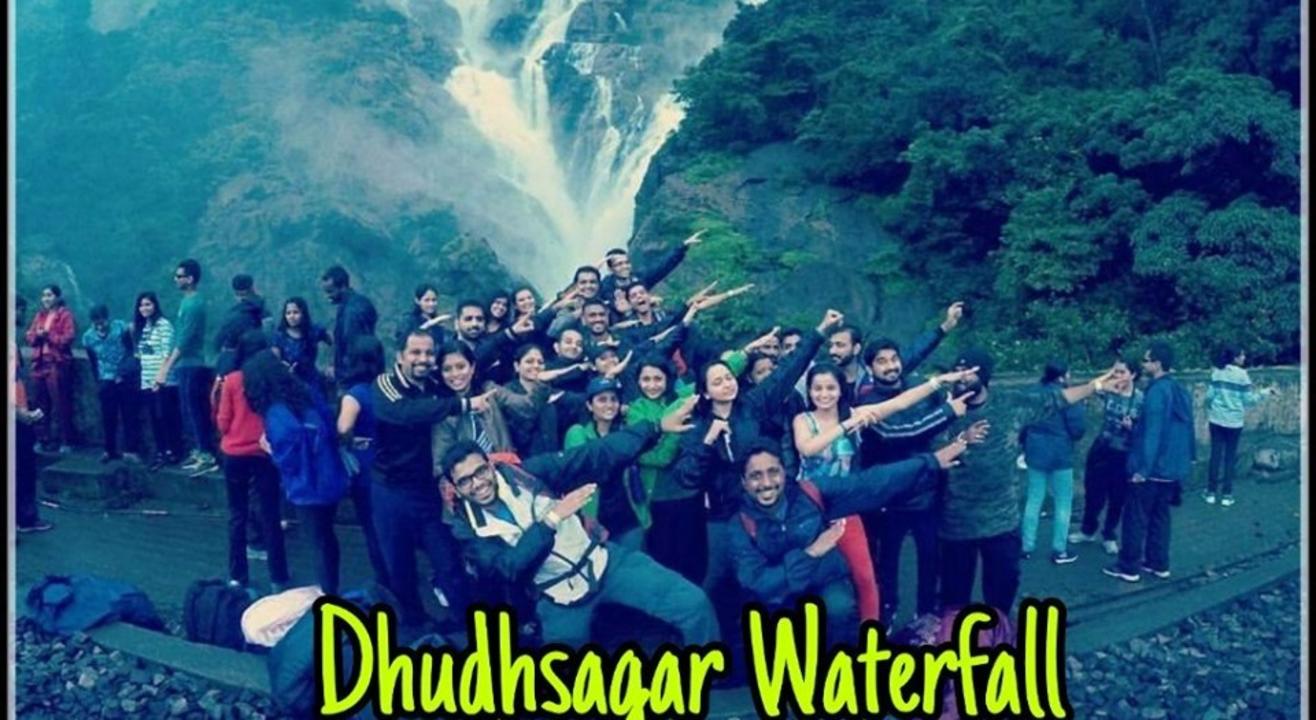 Sumeru Trekkers trek to Dudhsagar Waterfall