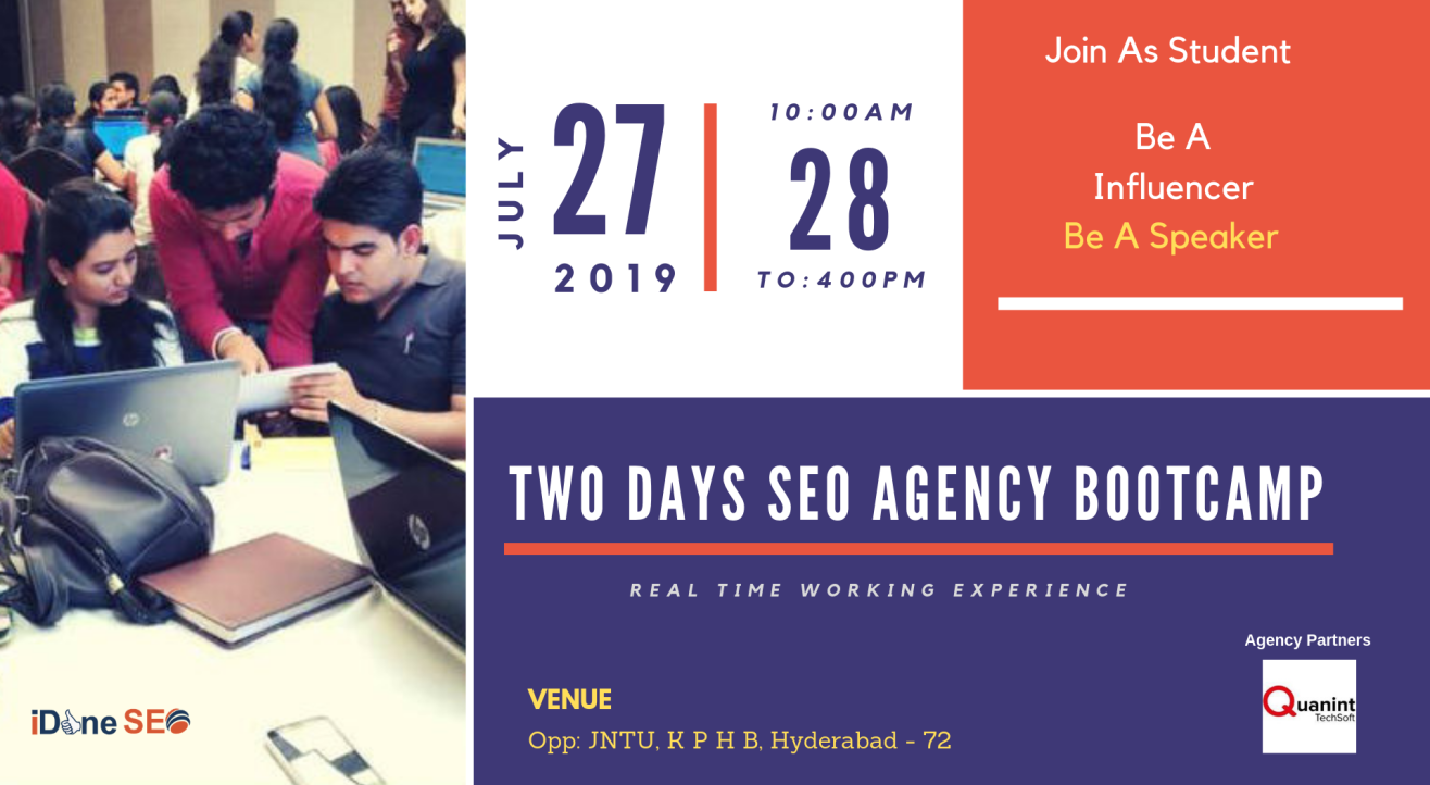 Two Days SEO Agency Bootcamp