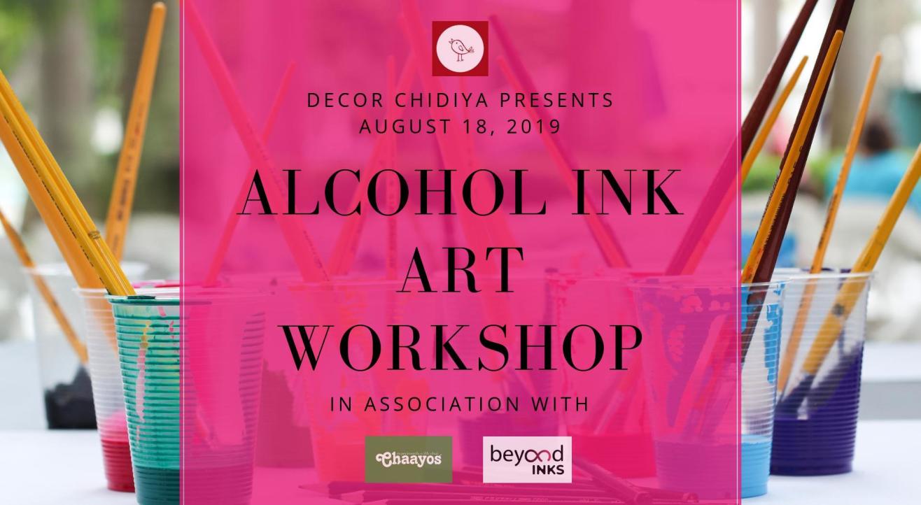Alcohol Ink Art Workshop by Decor Chidiya