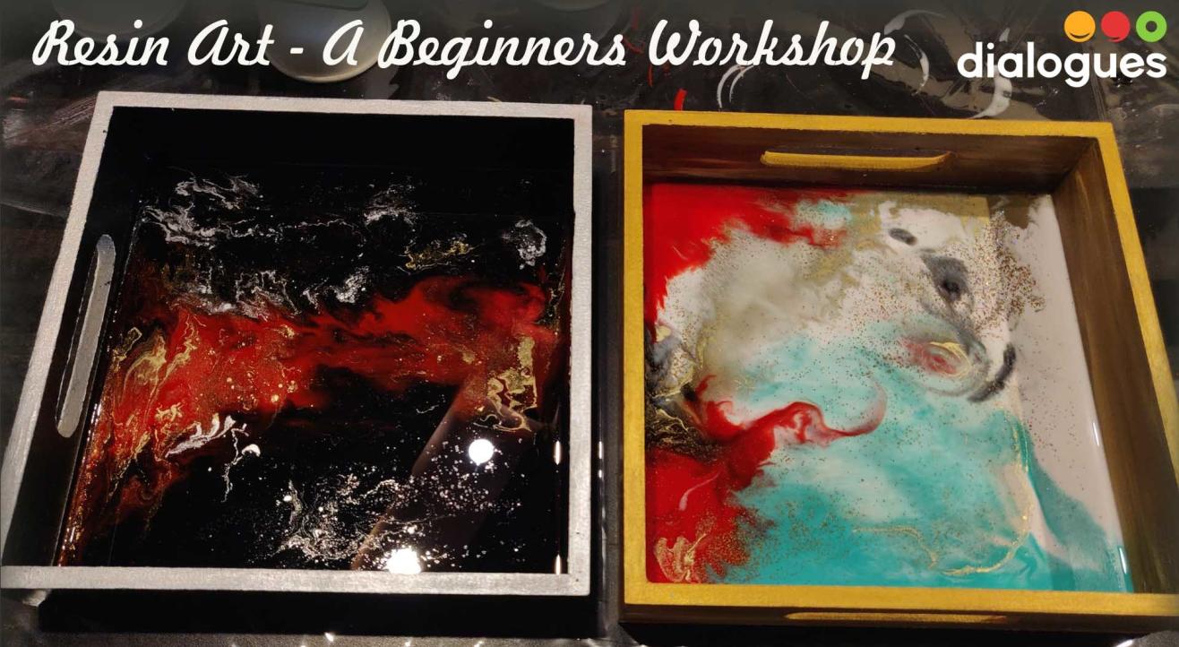 Resin Art On a Tray - Beginners Workshop