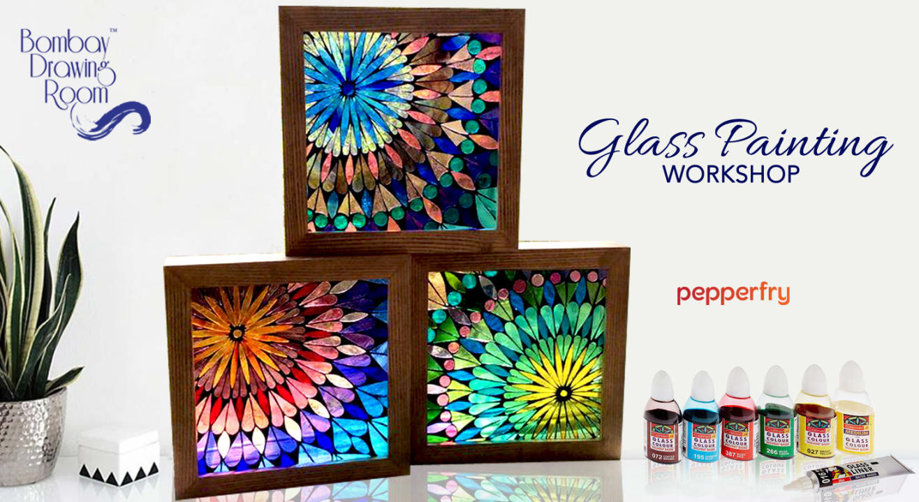 Stain Glass Painting Workshop by Bombay Drawing Room