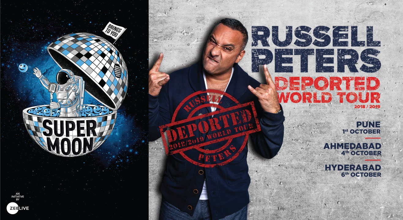 Funnyman Russell Peters is back in India!