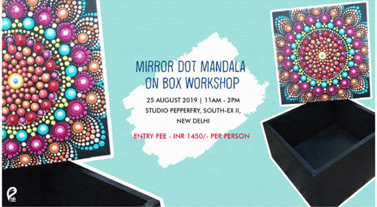 Mirror Dot Mandala on Box Workshop