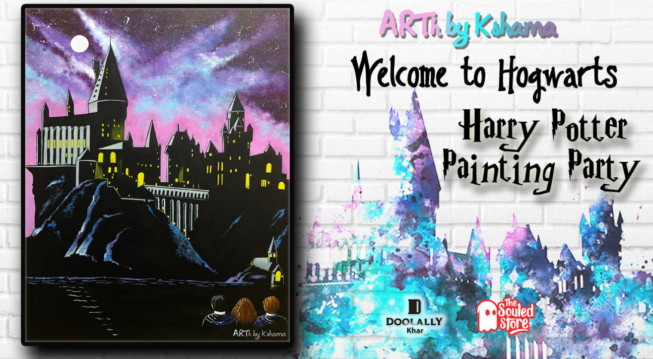 Welcome to Hogwarts- Harry Potter Painting Party!