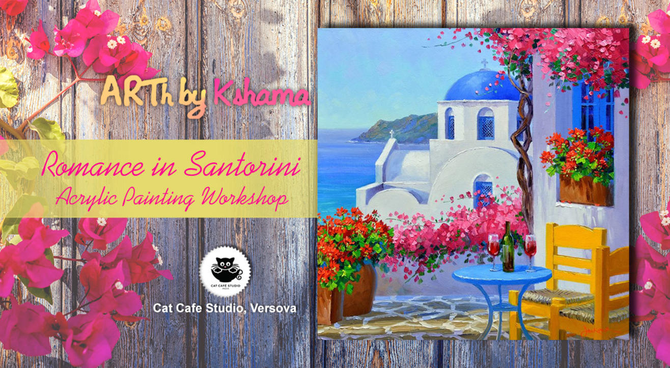 Romance in Santorini - ARTh by Kshama