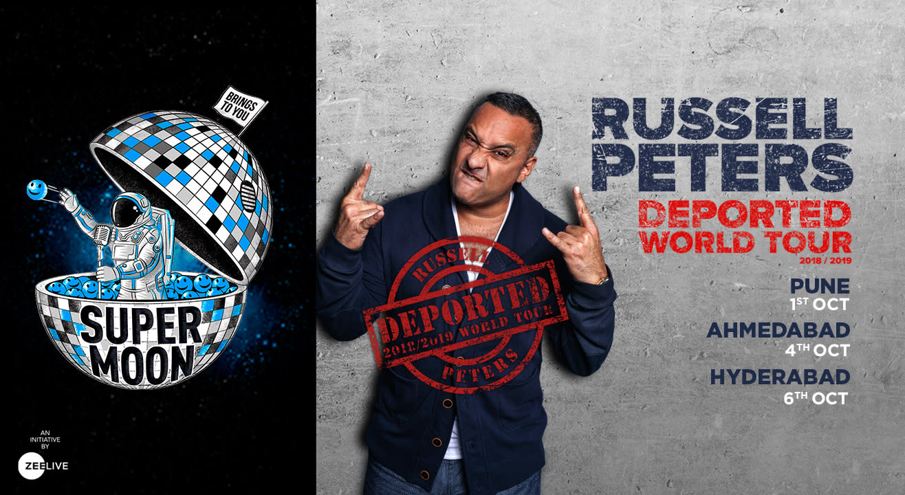 Funnyman Russell Peters is back in India!