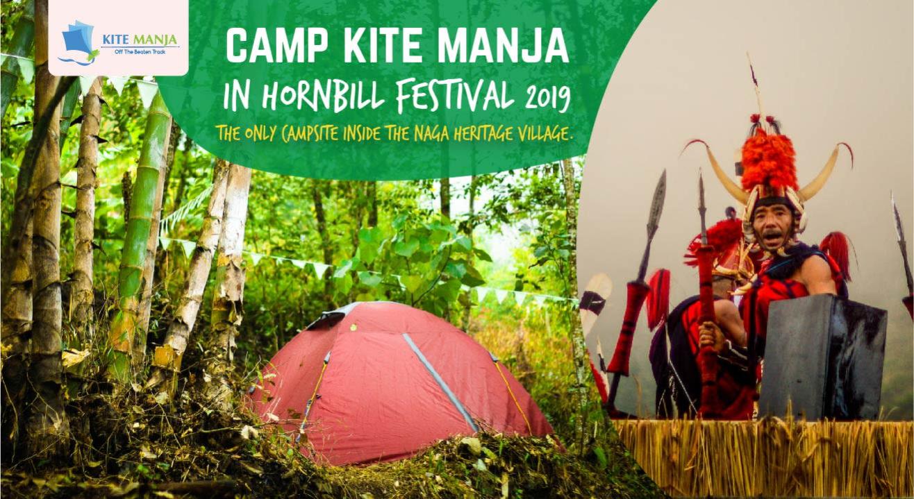 Camp KITE MANJA in Hornbill Festival 2019, Nagaland