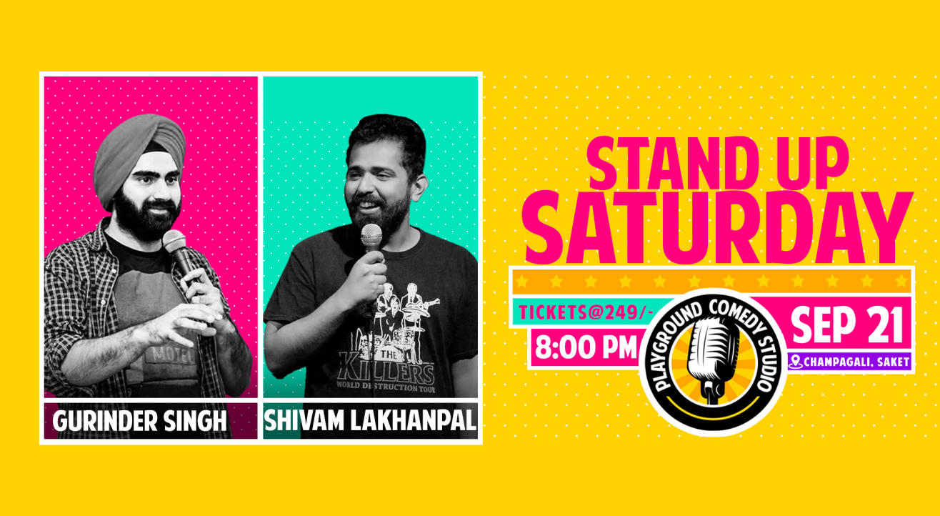 Stand Up Comedy Saturday at Playground Studio