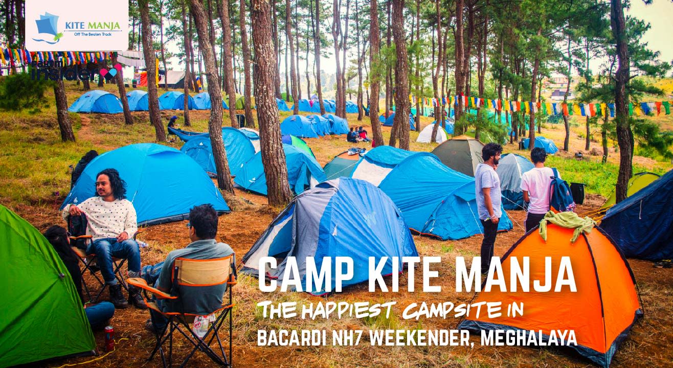 Camp KITE MANJA in Bacardi NH7 Weekender, Meghalaya