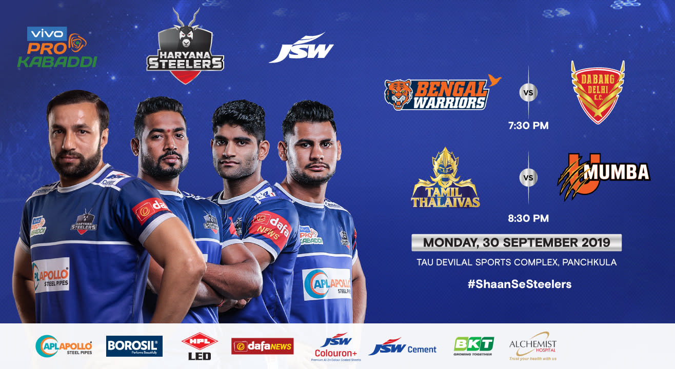 VIVO Pro Kabaddi 2019 - Bengal Warriors v Dabang Delhi K.C. and Tamil Thalaivas v U Mumba