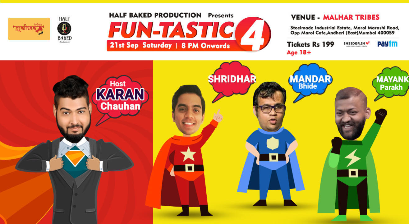 Fun-tastic 4 - A Stand up Comedy Show