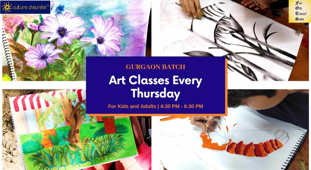 Thursday Art Classes for Kids & Adults