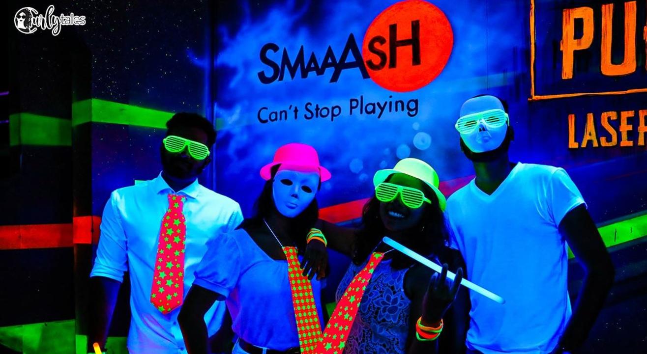 Trampoline Neon Party at Smaaash, Lower Parel (Includes 10+ Games)