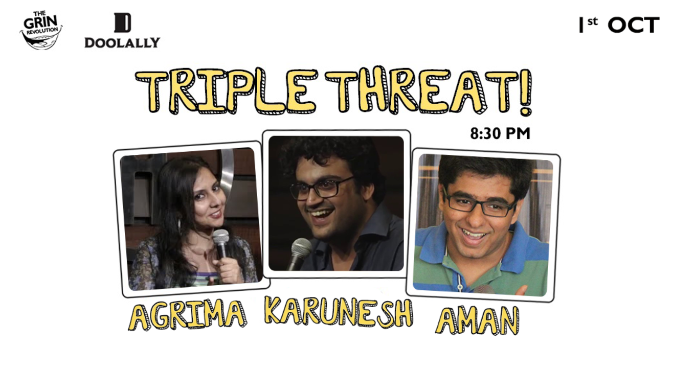 Grin Revolution: Triple Threat w/ Karunesh, Agrima & Aman