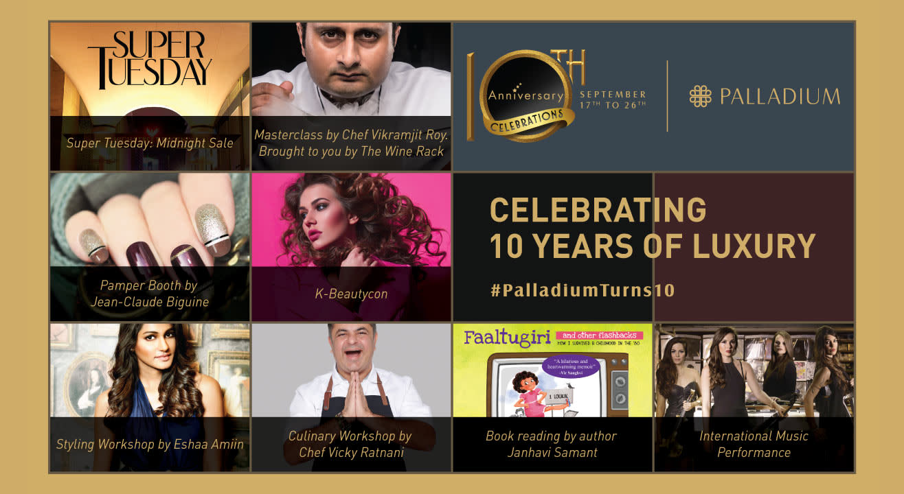 Celebrating 10 years of Luxury #PalladiumTurns10