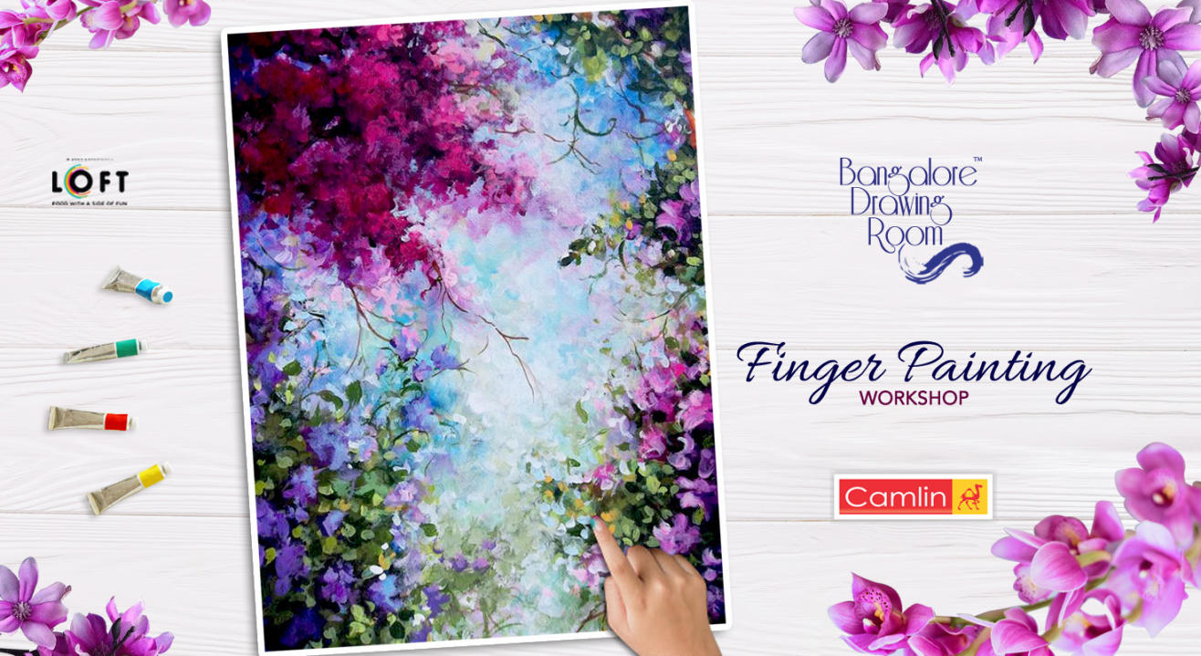 Finger Painting Workshop by Bangalore Drawing Room