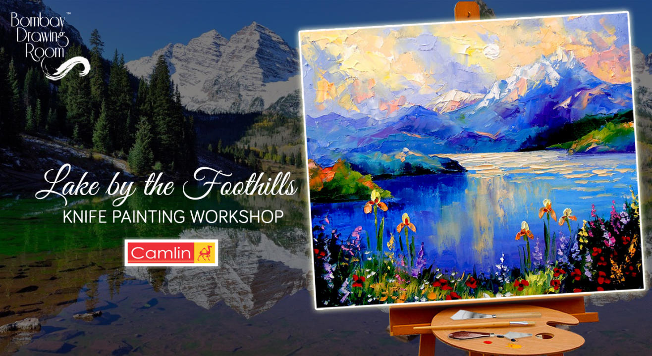 Lake by the Foothills Knife Painting Workshop by Bombay Drawing Room