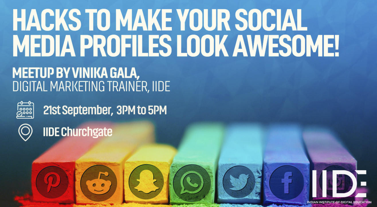 Hacks to make your social media profiles look awesome!