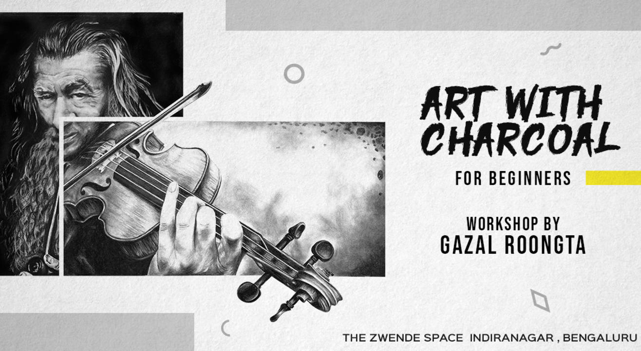 Charcoal Art for beginners by Gazal