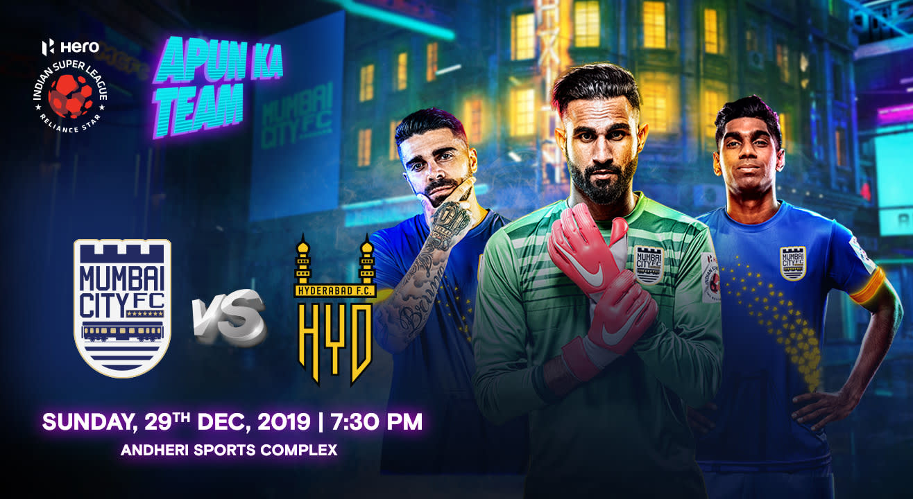 HERO Indian Super League 2019-20: Mumbai City FC vs Hyderabad FC