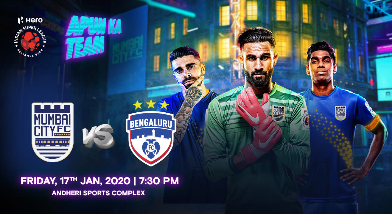 HERO Indian Super League 2019-20: Mumbai City FC vs Bengaluru FC
