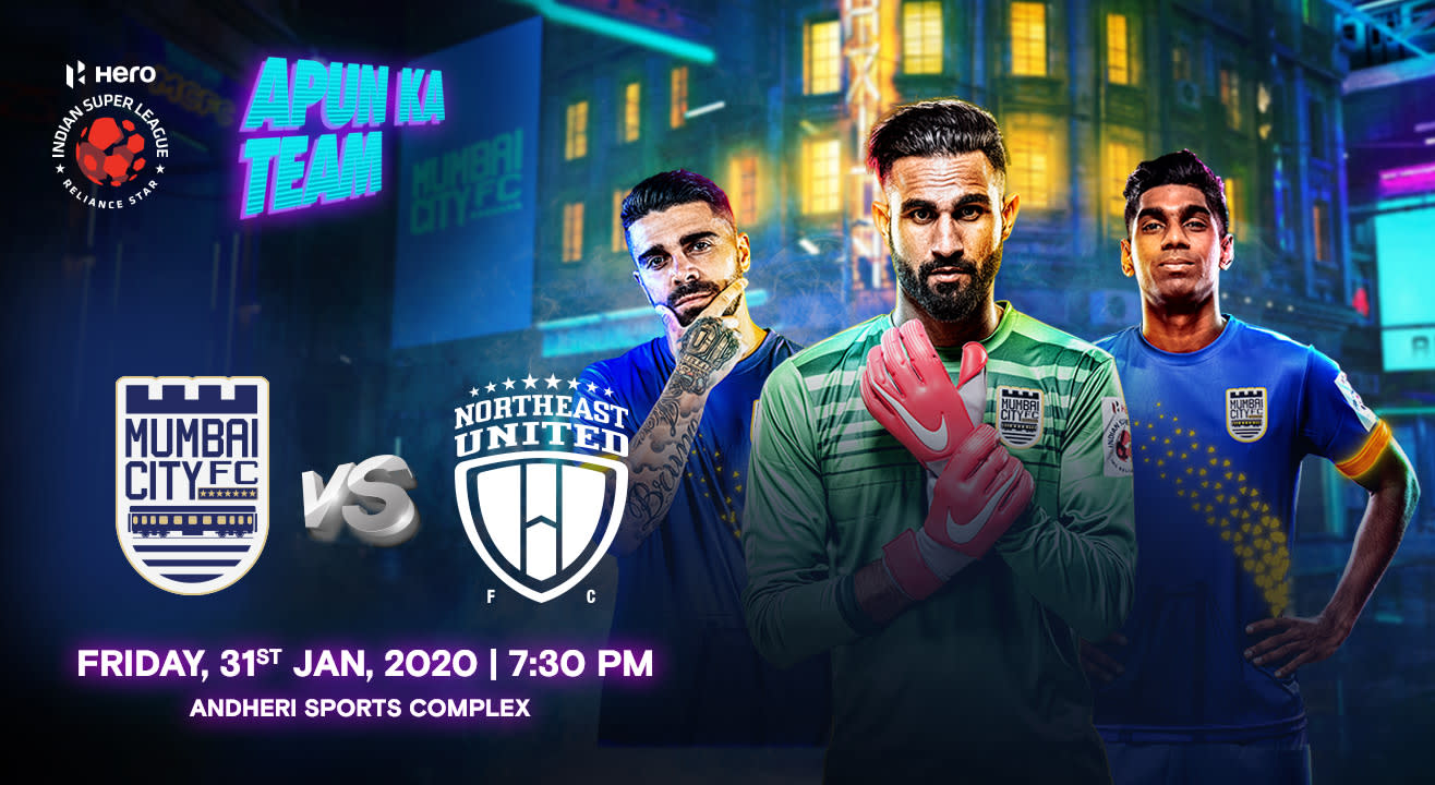 HERO Indian Super League 2019-20: Mumbai City FC vs NorthEast United FC