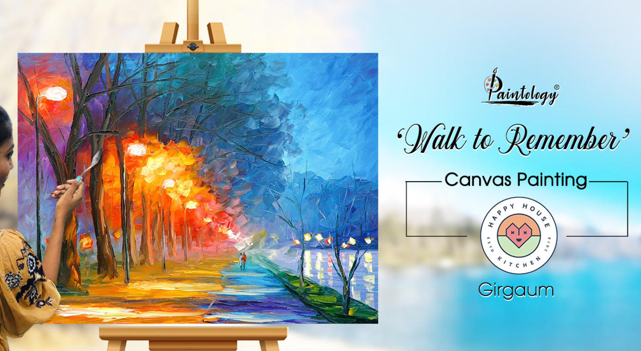 ‘Walk to remember canvas painting party by Paintology