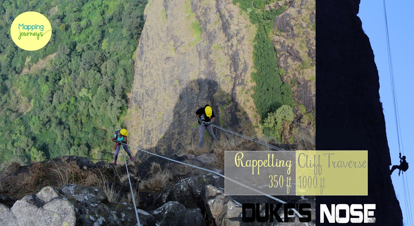 Dukes Nose! Trekking-Rappelling-Cliff Traversing