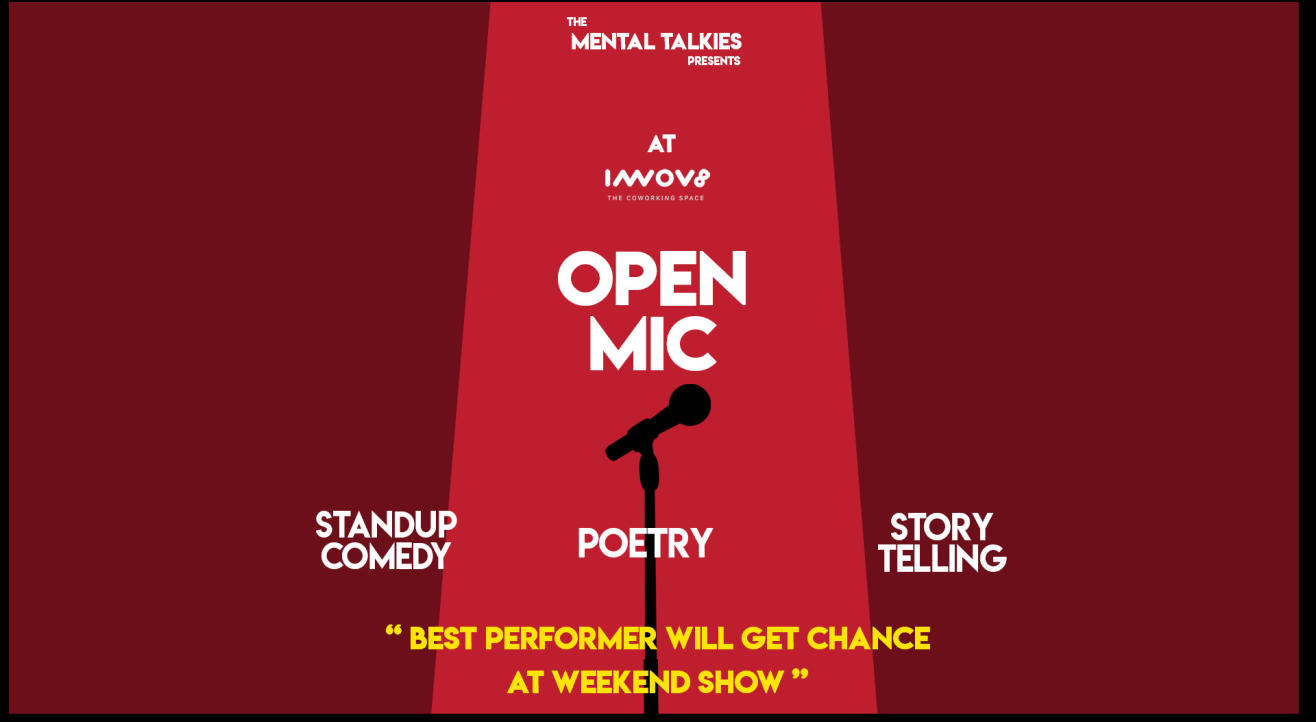 Open Mic-Stand up Comedy, Poetry, Storytelling