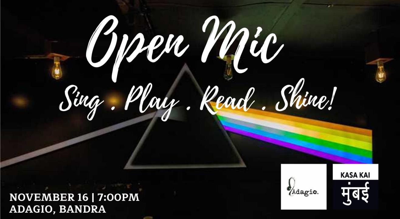 Open Mic At Adagio, Bandra