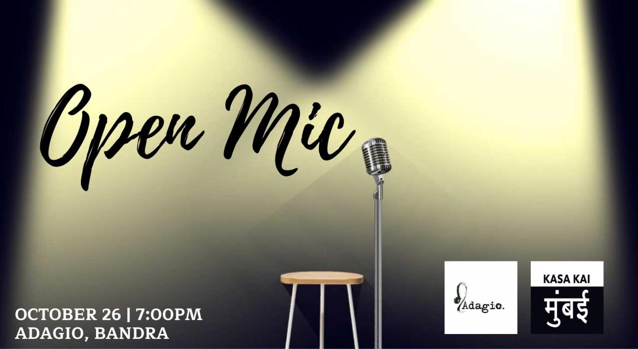 Open Mic At Adagio, Bandra