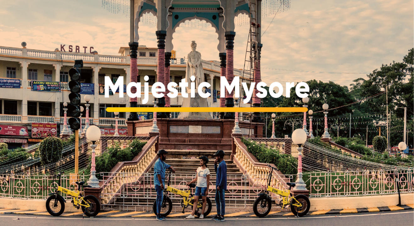 B:Live E-Bike Tours- Majestic Mysore 