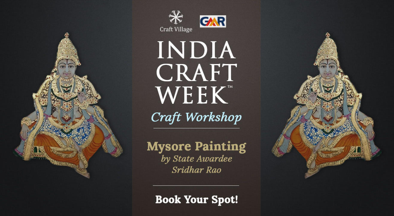 Mysore Painting Workshop | India Craft Week 2019