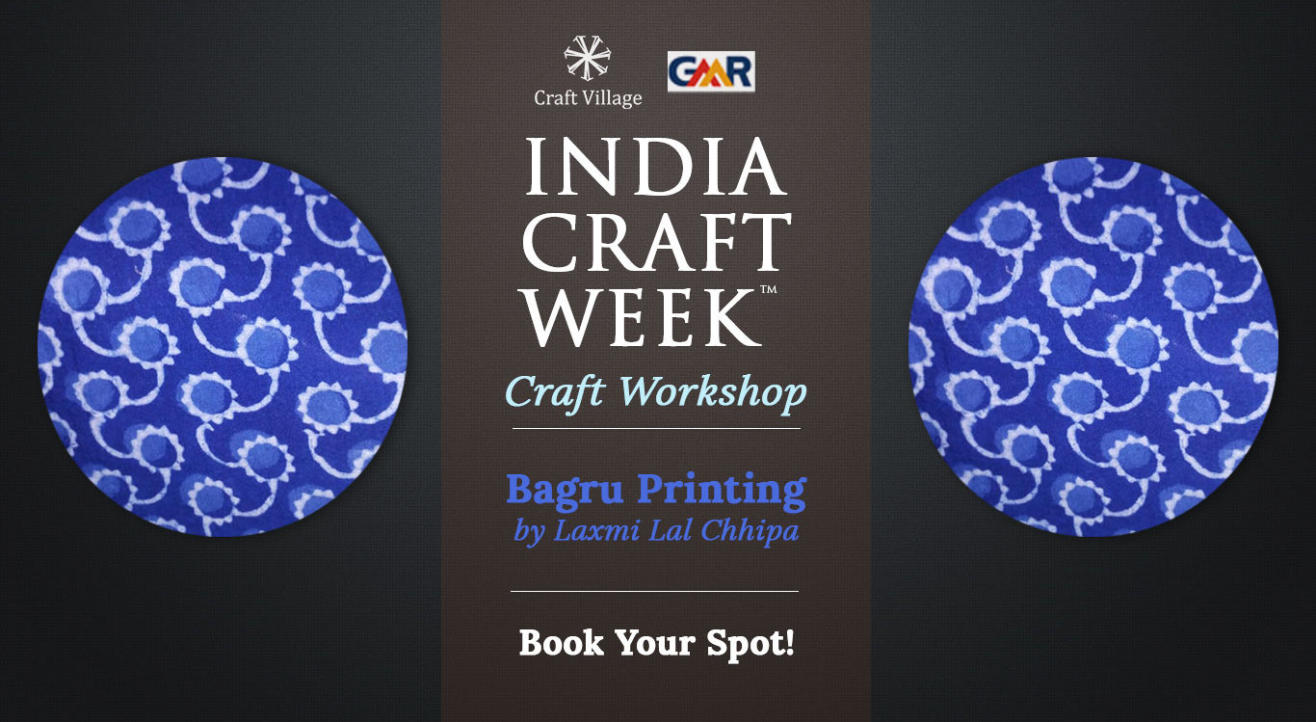 Bagru Block Printing Workshop | India Craft Week 2019