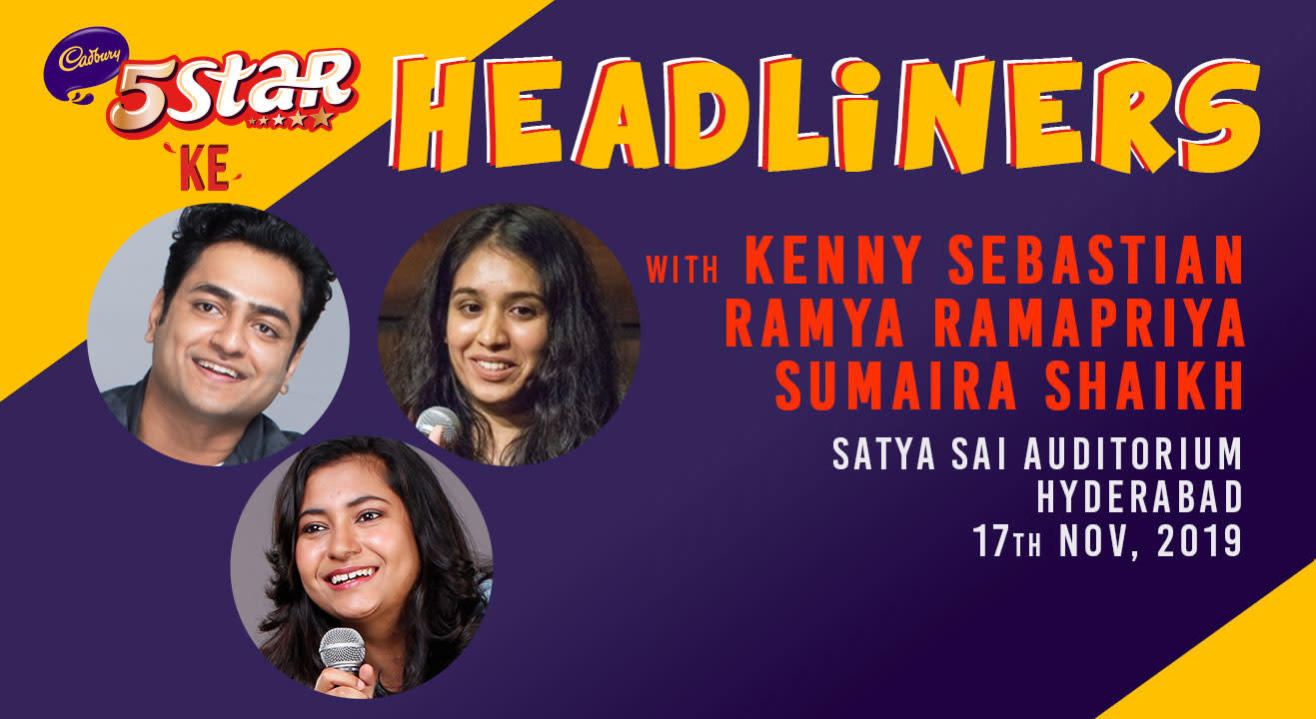 5 Star ke Headliners ft Kenny Sebastian, Ramya & Sumaira Shaikh | Hyderabad