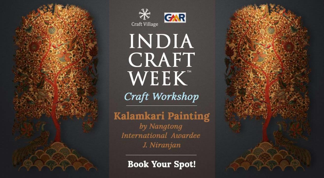 Kalamkari Painting Workshop | India Craft Week 2019