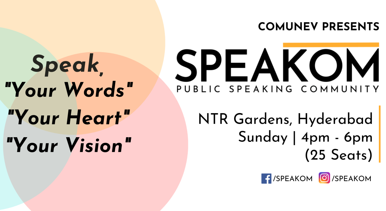 Speakom Hyderabad - Public Speaking Community