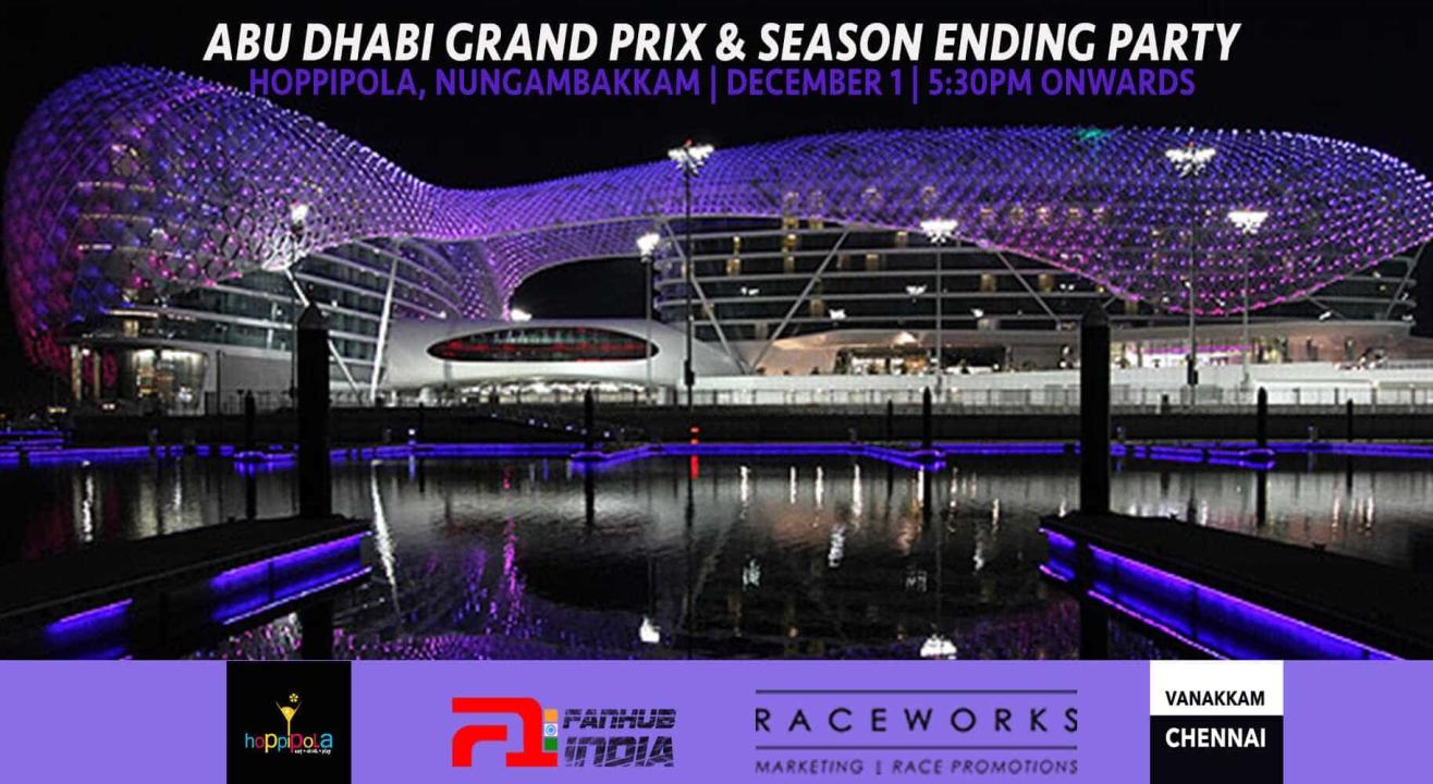 Abu Dhabi Grand Prix At Hoppipola Nungambakkam Chennai