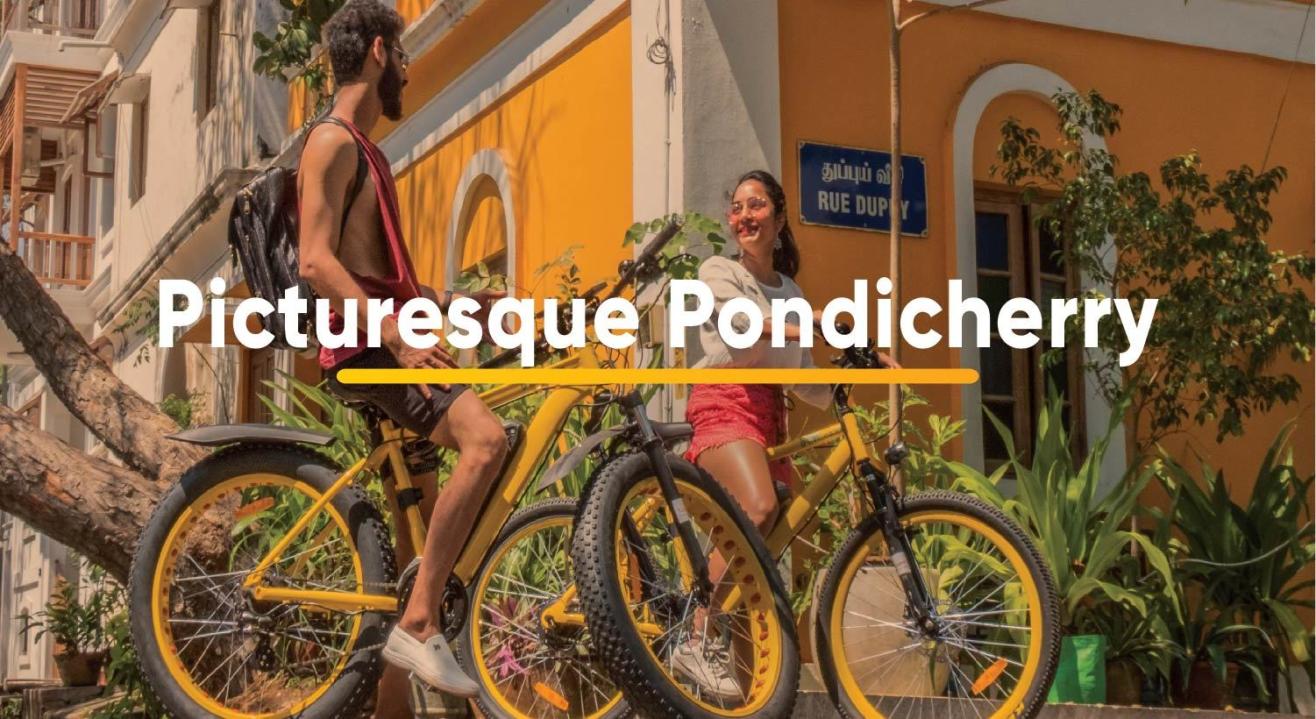 B:Live E-bike Tours - Picturesque Pondicherry