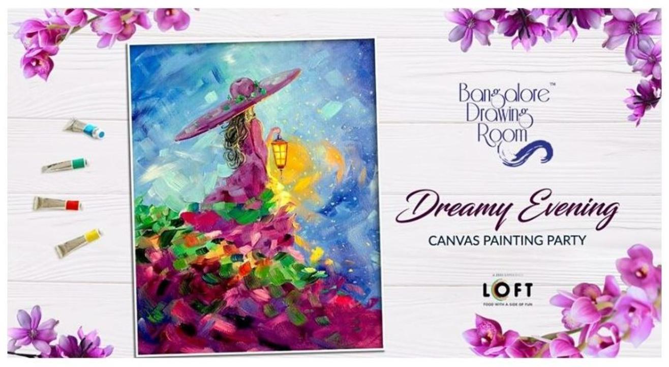 Dreamy Evening Canvas Painting Party-By Drawing Room