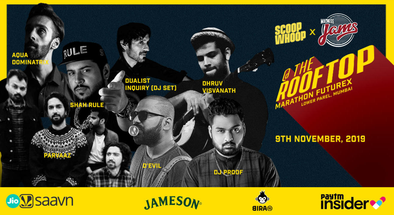 Scoopwhoop x Madness JAMS @ The Rooftop