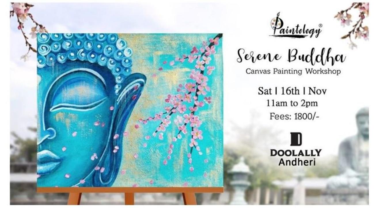 Serene Buddha’ Canvas Painting Party -By Paintology