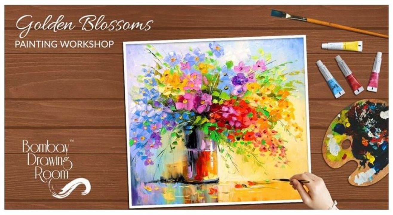 Golden Blossoms Painting Workshop-Bombay Drawing Room