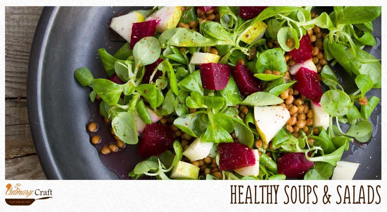 HEALTHY SOUP AND SALADS