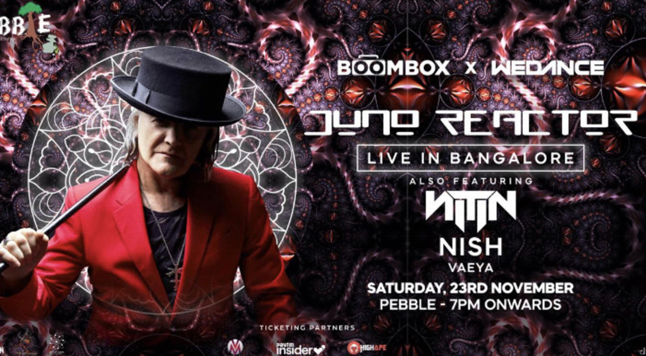 Juno Reactor Live In Bangalore At Pebble juno reactor live in bangalore at pebble